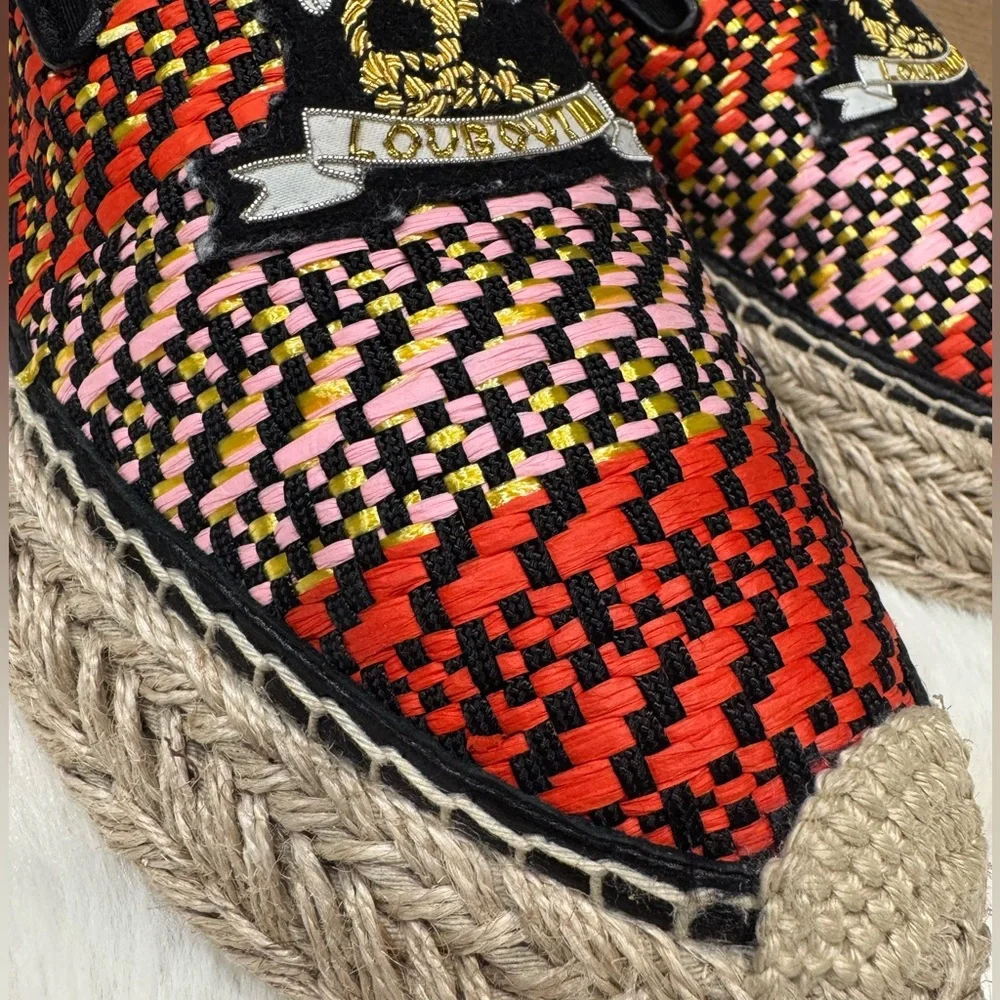 Christian Louboutin Woven Espadrilles. - Picture 9 of 17